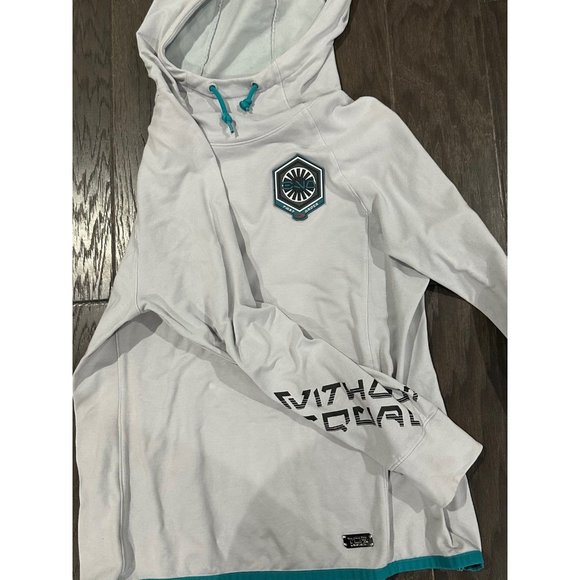Disney Parks Star Wars Galaxy Edge 709 First Order Woman Gray Hoodie - Picture 6 of 9